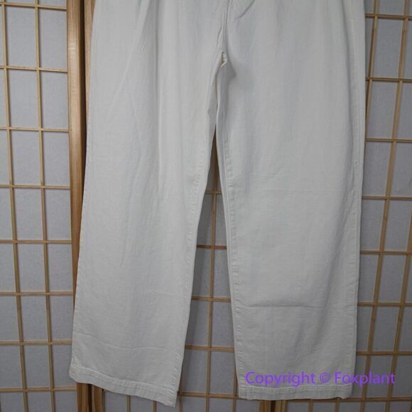 NEW Madewell The Harlow Wide-Leg Jean in Tile‎ White, 31 - Picture 4 of 15